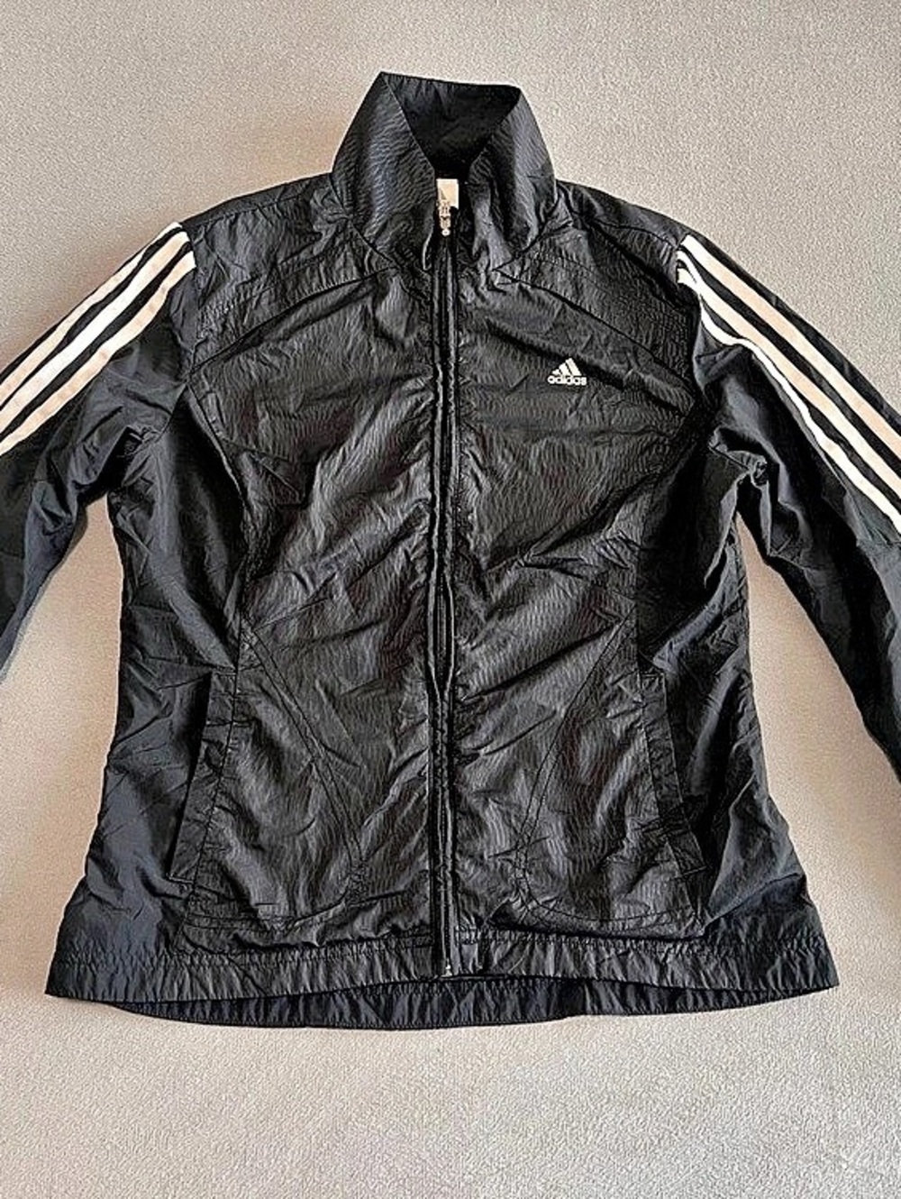 adidas Women's Striped Track Jacket Size Medium